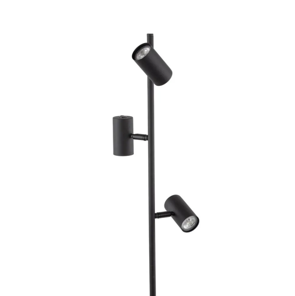 Lampa podłogowa TOP czarna 3xGU10