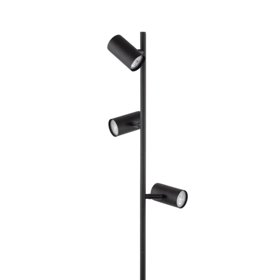 Lampa podłogowa TOP czarna 3xGU10