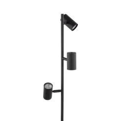 Lampa podłogowa TOP czarna 3xGU10