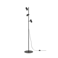 Lampa podłogowa TOP czarna 3xGU10