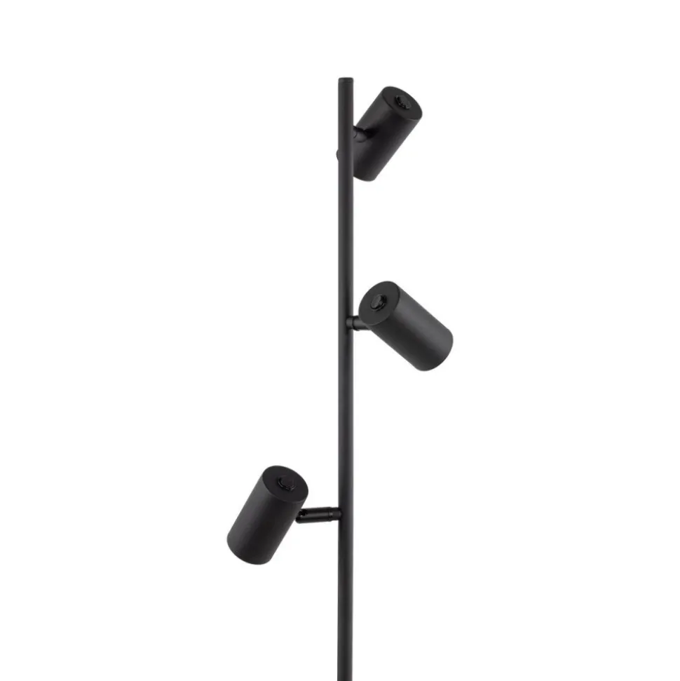 Lampa podłogowa TOP czarna 3xGU10