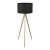 Lampa Podłogowa TREVISO Brązowy Czarny Abażur 1xE27 145cm FSC