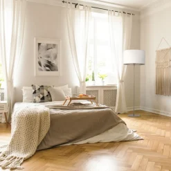 Lampa podłogowa VELLUM sabia beżowa 1xE27