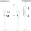 Lampa Podłogowa WHEEL Czarny Złoty 2xGX53 163cm