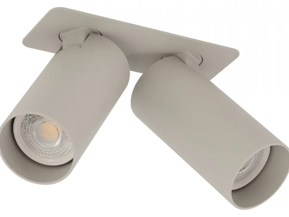 Lampa podtynkowa Spot FOURTY SURFACE szara 2xGU10