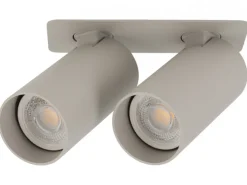 Lampa podtynkowa Spot FOURTY SURFACE szara 2xGU10