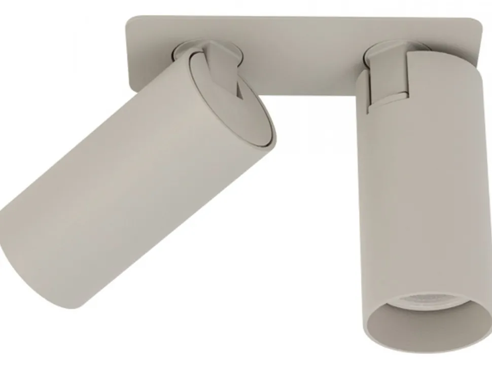 Lampa podtynkowa Spot FOURTY SURFACE szara 2xGU10