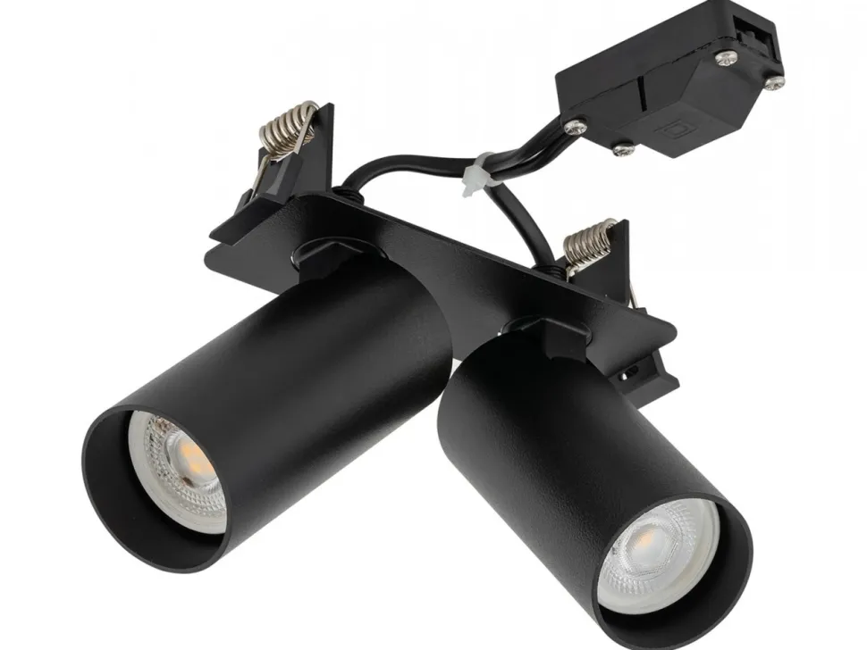 Lampa podtynkowa Spot FOURTY SURFACE czarna 2xGU10