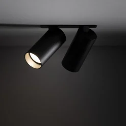 Lampa podtynkowa Spot FOURTY SURFACE czarna 2xGU10