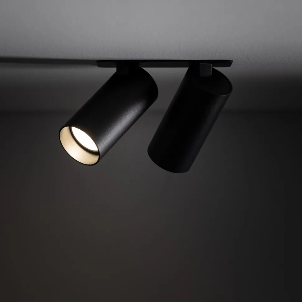 Lampa podtynkowa Spot FOURTY SURFACE czarna 2xGU10