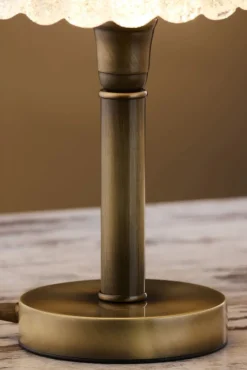 Lampa stołowa CARMEN mosiądz patynowany 1xE27