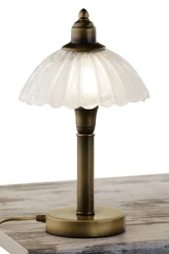 Lampa stołowa CARMEN mosiądz patynowany 1xE27