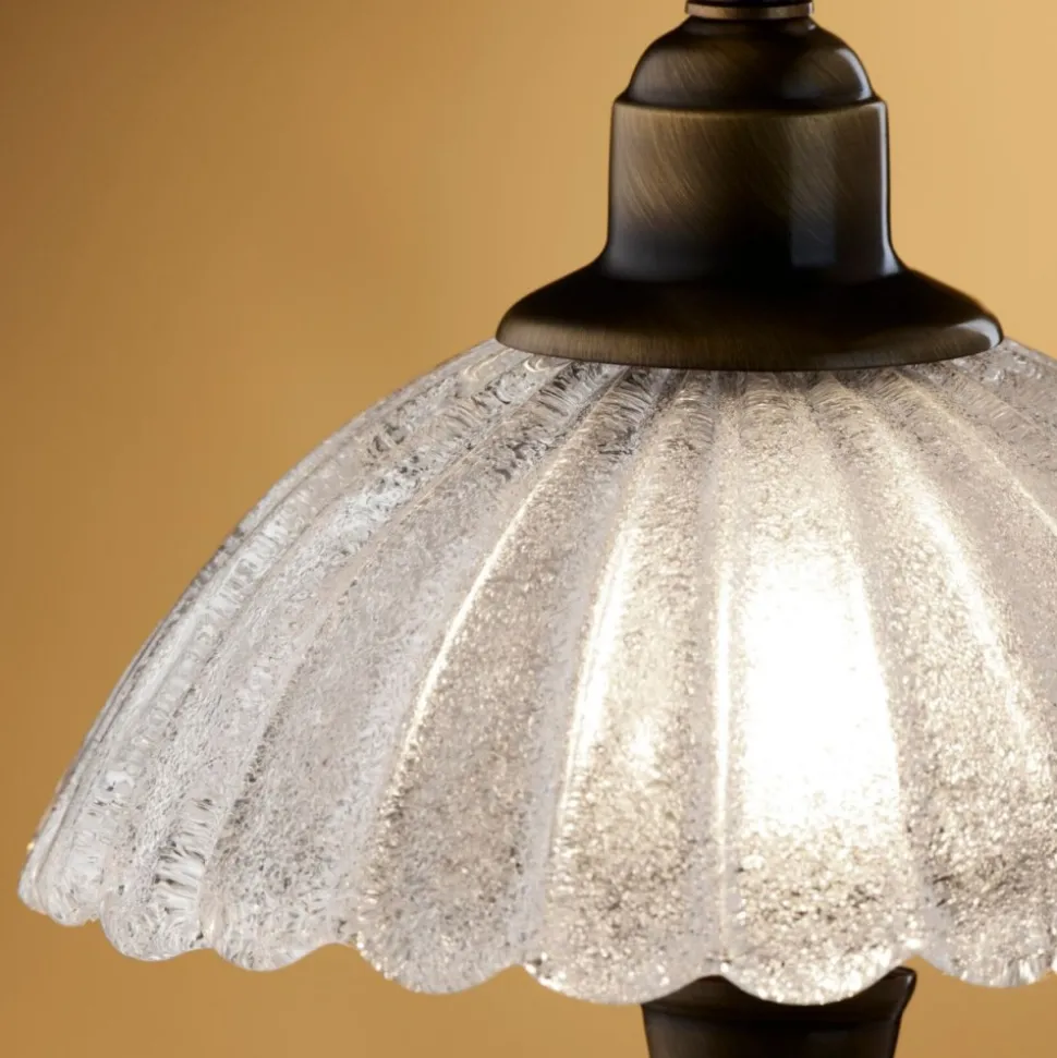 Lampa stołowa CARMEN mosiądz patynowany 1xE27