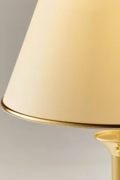 Lampa stołowa CLASSIC mosiądz satynowany 1xE27