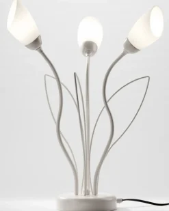Lampa stołowa GLORIOSA szara 3xG9
