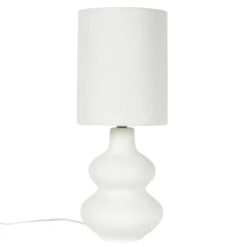 Lampa stołowa LUMA kremowa 50 cm