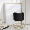 Lampa stołowa LUPO black gold E27