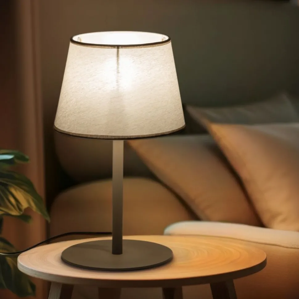 Lampa stołowa MAJA sabia beżowa 1xE27