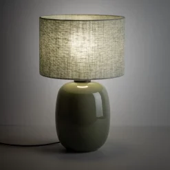 Lampa stołowa MELODY oliwkowa 1xE27