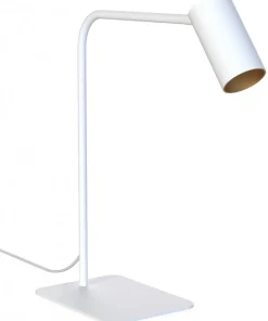 Lampa stołowa MONO biała/złota GU10