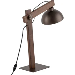 Lampa stołowa OSLO brązowa 1xE27