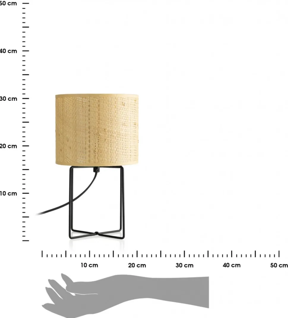 Lampa stołowa RATTAN 31 cm BOHO 1xE27