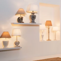 Lampa stołowa Renzo Biała 54,5 cm