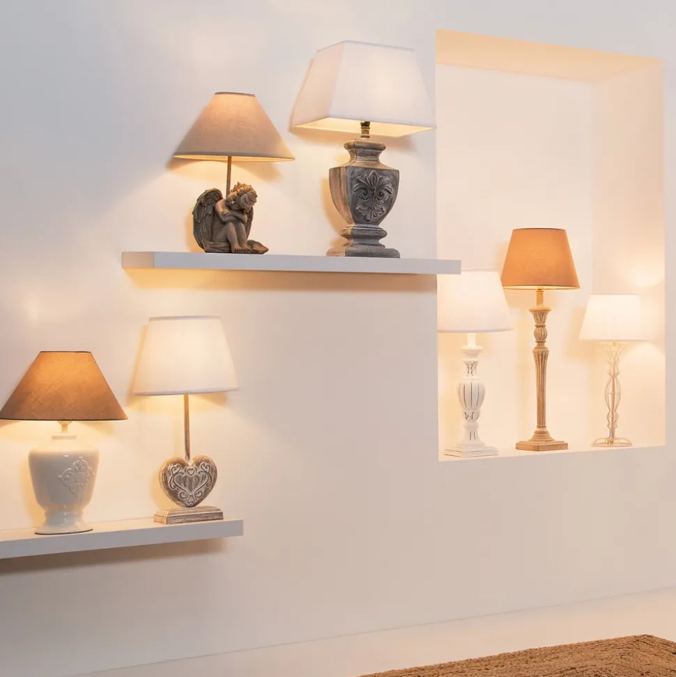 Lampa stołowa Renzo Biała 54,5 cm