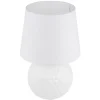 Lampa stołowa SANTANA biała 1xE27