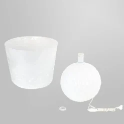 Lampa stołowa SANTANA biała 1xE27