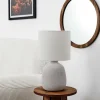 Lampa stołowa TERRA 40 cm szara