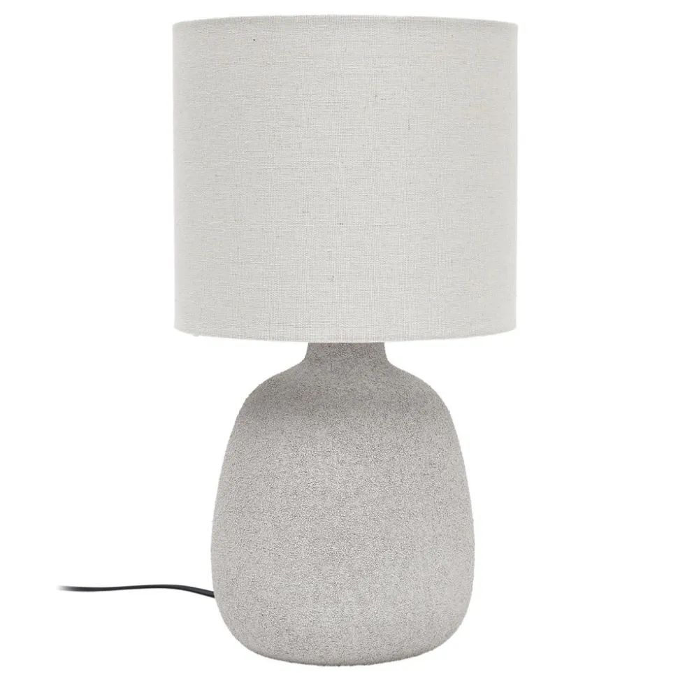 Lampa stołowa TERRA 40 cm szara
