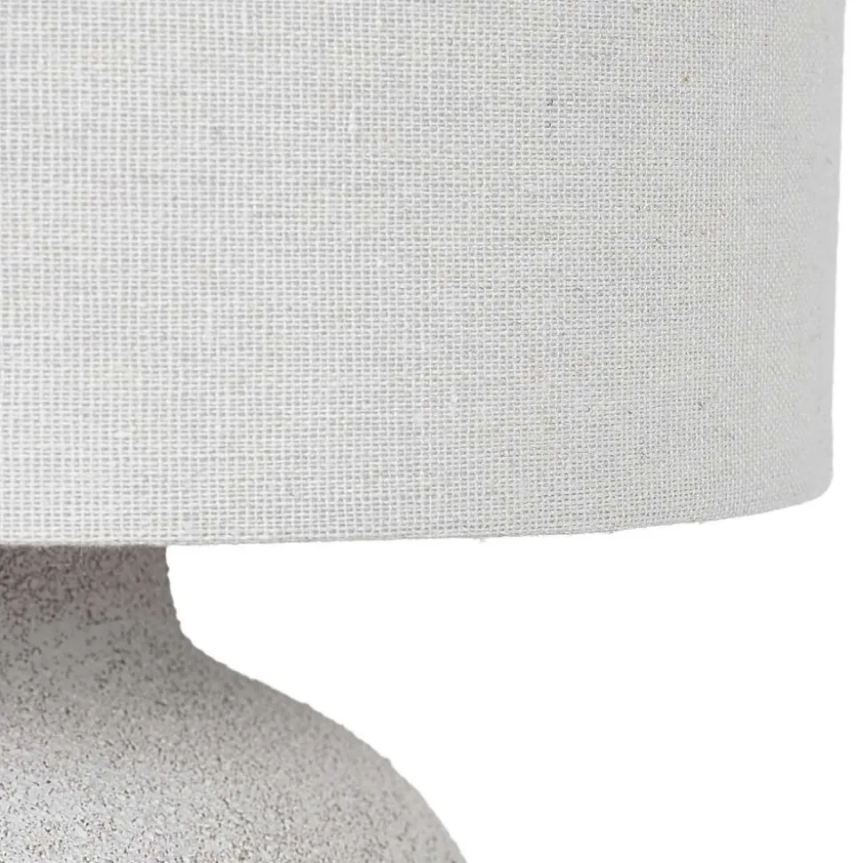 Lampa stołowa TERRA 40 cm szara