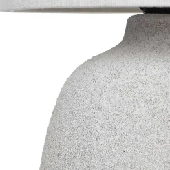 Lampa stołowa TERRA 40 cm szara
