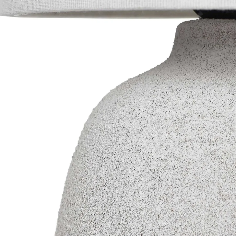 Lampa stołowa TERRA 40 cm szara