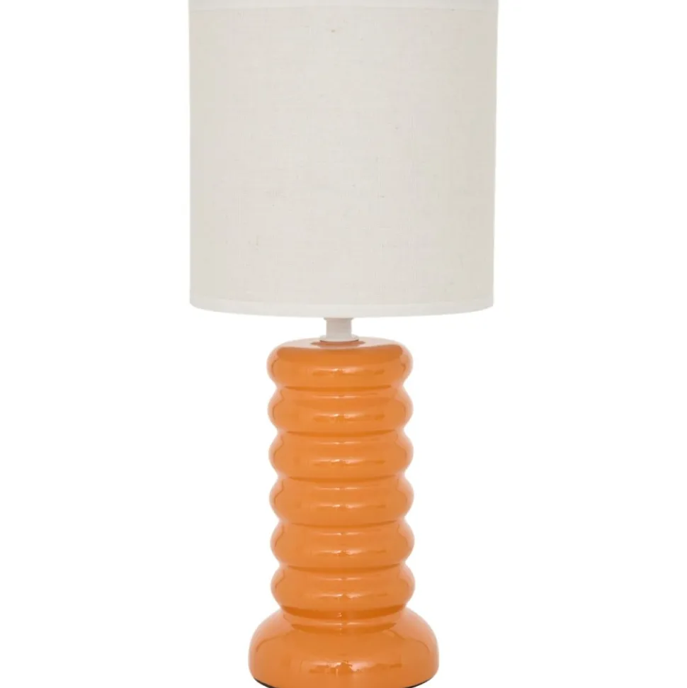 Lampa stołowa Vinas 33 cm pomarańczowa