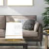 Lampa Stołowa VOLANS Biały Złoty Abażur 1xE27 50x52cm
