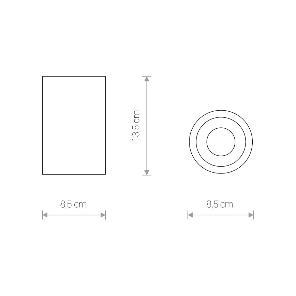 Lampa Sufitowa ALPHA Biały 1xGU10 IP54