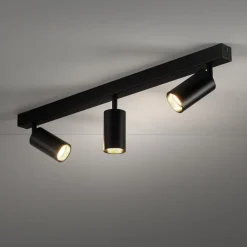 Lampa sufitowa AMIS czarna 3xGU10