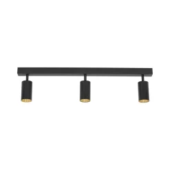 Lampa sufitowa AMIS czarna 3xGU10