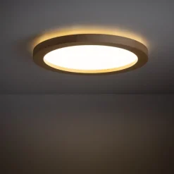 Lampa sufitowa AQUA WOOD buk 32.5 cm 1xLED