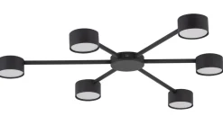 Lampa Sufitowa AVIA Czarny 6xGX53