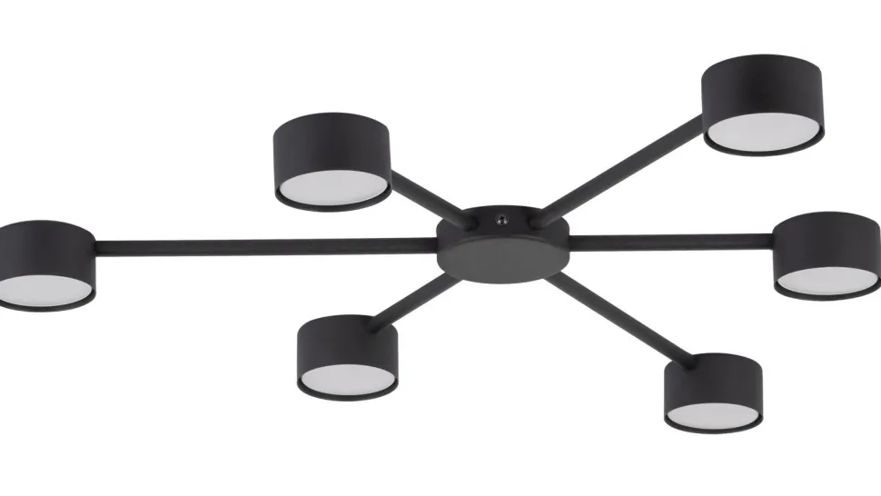Lampa Sufitowa AVIA Czarny 6xGX53