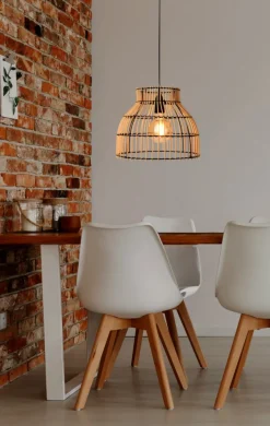 Lampa sufitowa bambus Natural 36x30 cm
