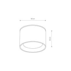 Lampa Sufitowa BOL Czarny 1xGX53