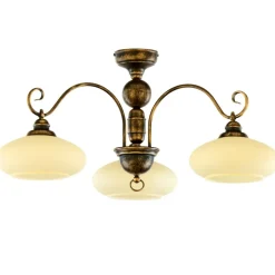 Lampa sufitowa BOLERO złoty patynowany 3xE27