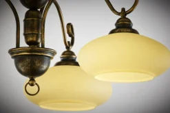 Lampa sufitowa BOLERO złoty patynowany 3xE27