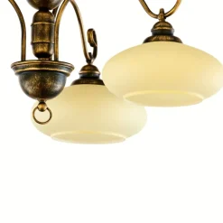 Lampa sufitowa BOLERO złoty patynowany 3xE27