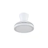 Lampa sufitowa BREEZE biała 1xLED z wiatrakiem i pilotem
