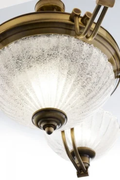 Lampa sufitowa CARMEN mosiądz patynowany 6xE27